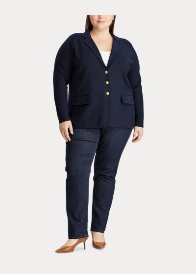 Women's Ralph Lauren Combed Cotton Blazers | 976081HJF